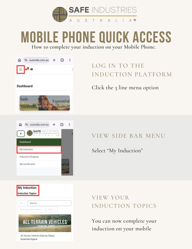 SIA Quick Tips Mobile Access - Updated